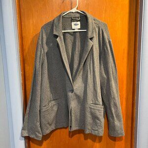 Old Navy Gray Blazer-Style Jacket- New Without Tags